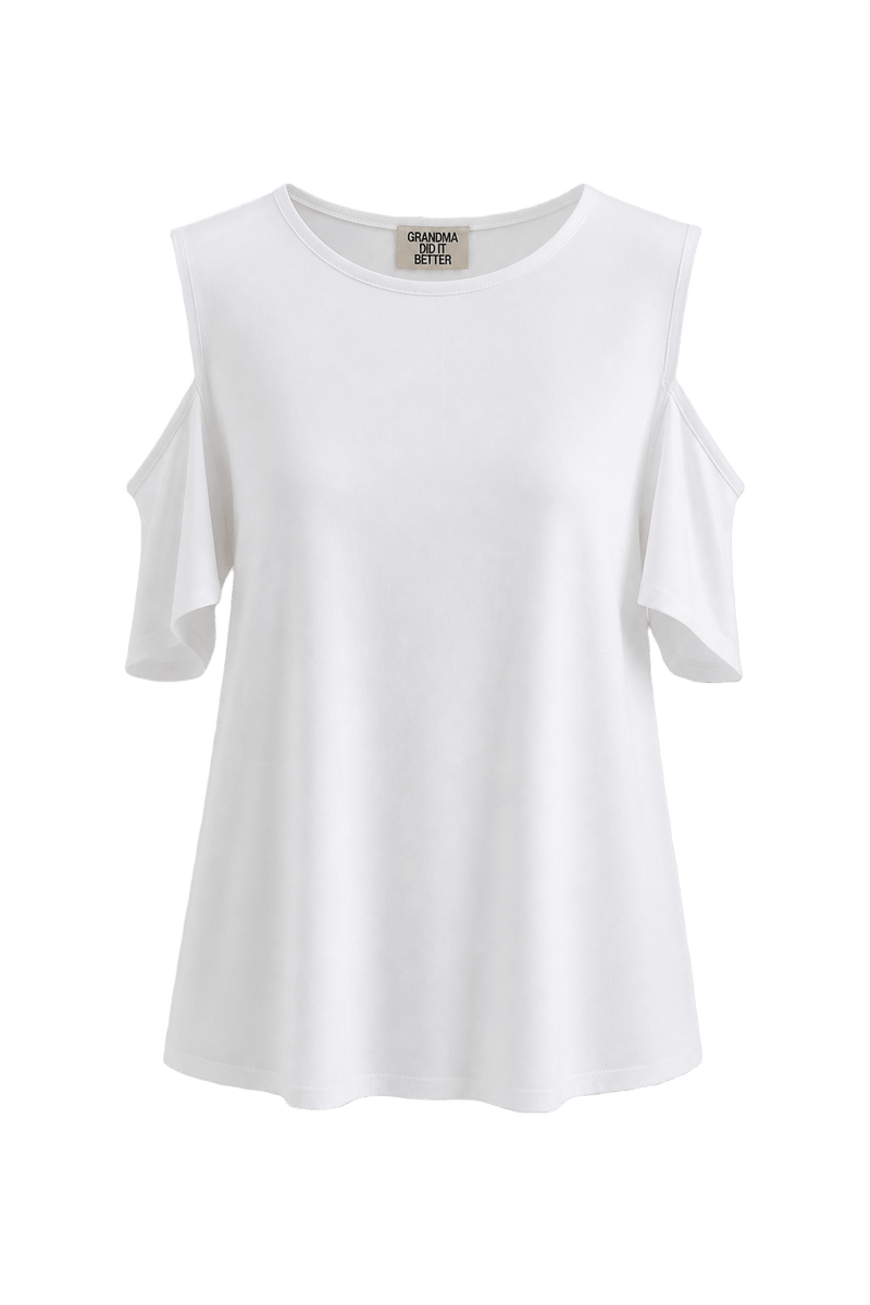 1990s White Unknown T-Shirt - Front View
