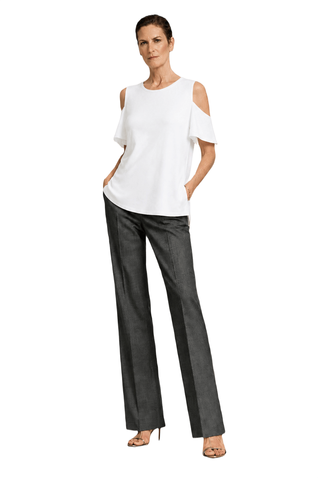 1990s White Unknown T-Shirt - Model