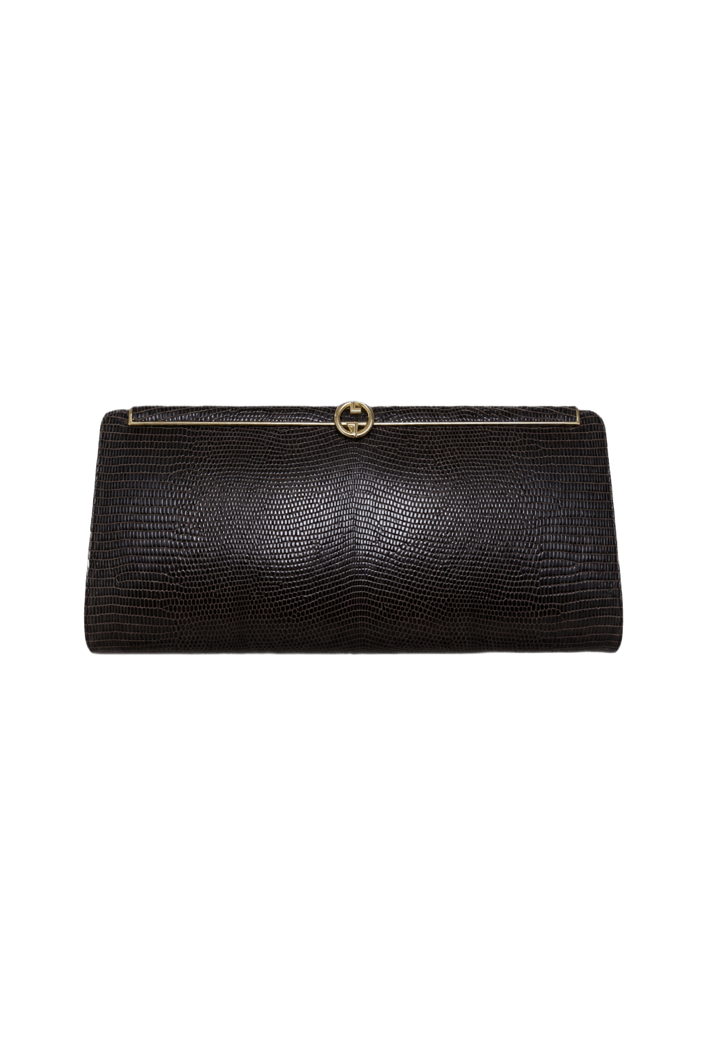 1970s Dark Brown Leather Bag - Front View