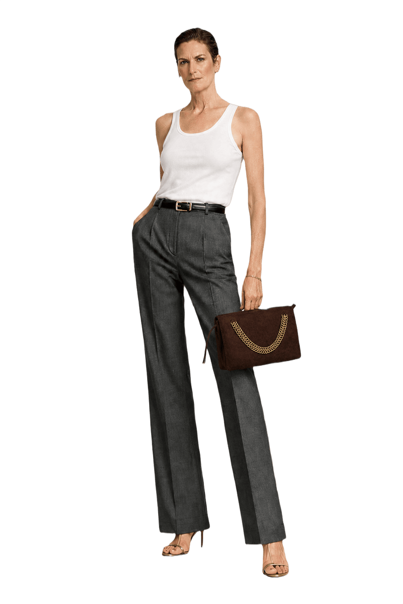 1990s Brown Suede Bag - Model