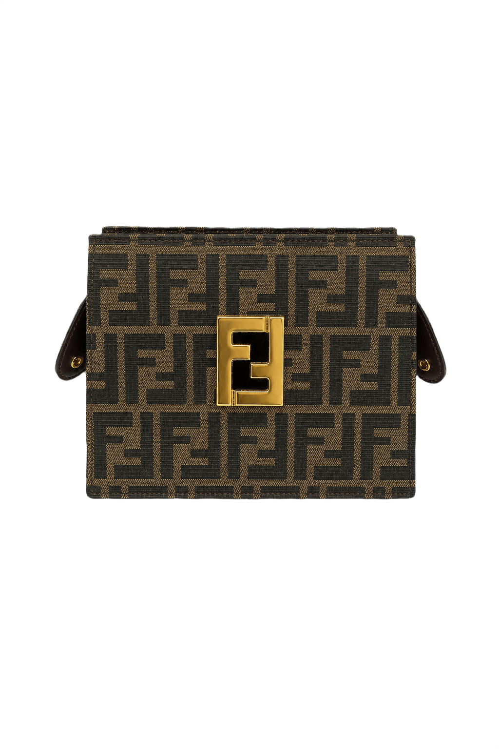 1990s Brown Canvas Bag - Front View