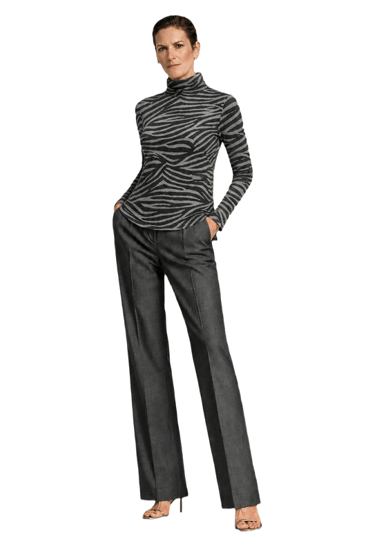 1990s Black Polyester Sweater - Model