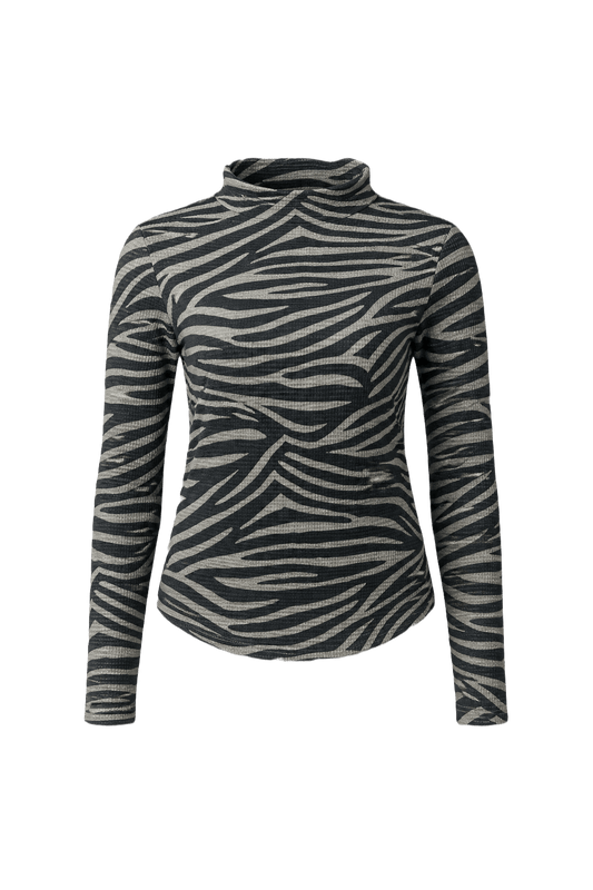 1990s Black Polyester Sweater - Front View