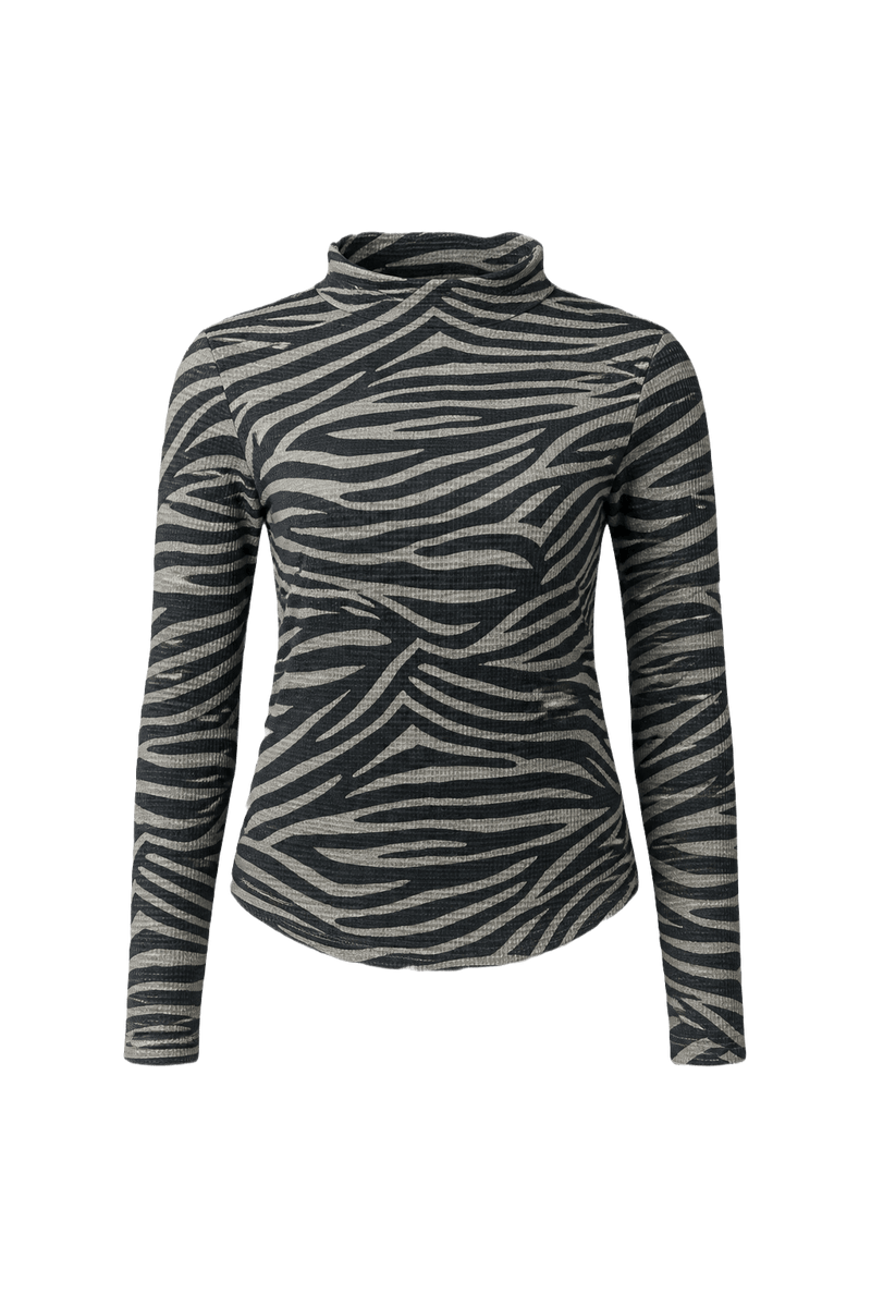 1990s Black Polyester Sweater - Front View