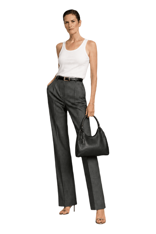 1990s Black Leather Bag - Model