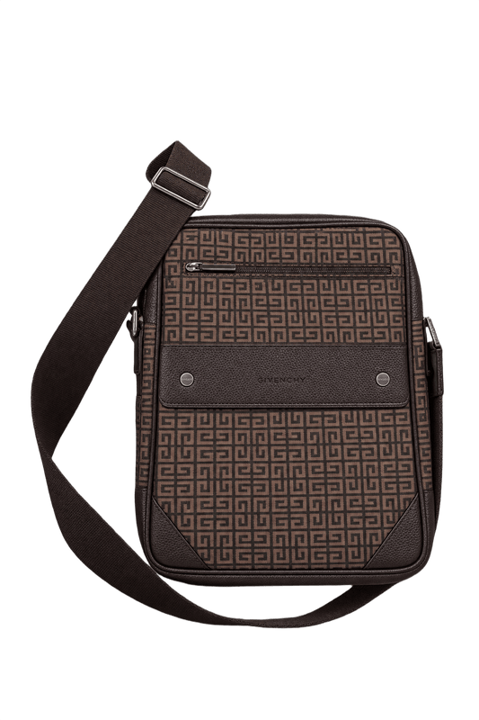 1990s Brown Leather Bag - Front View