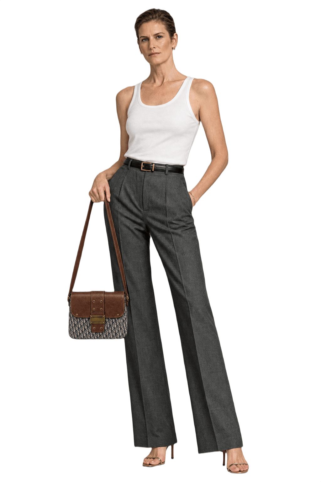 1990s Brown Leather Bag - Model