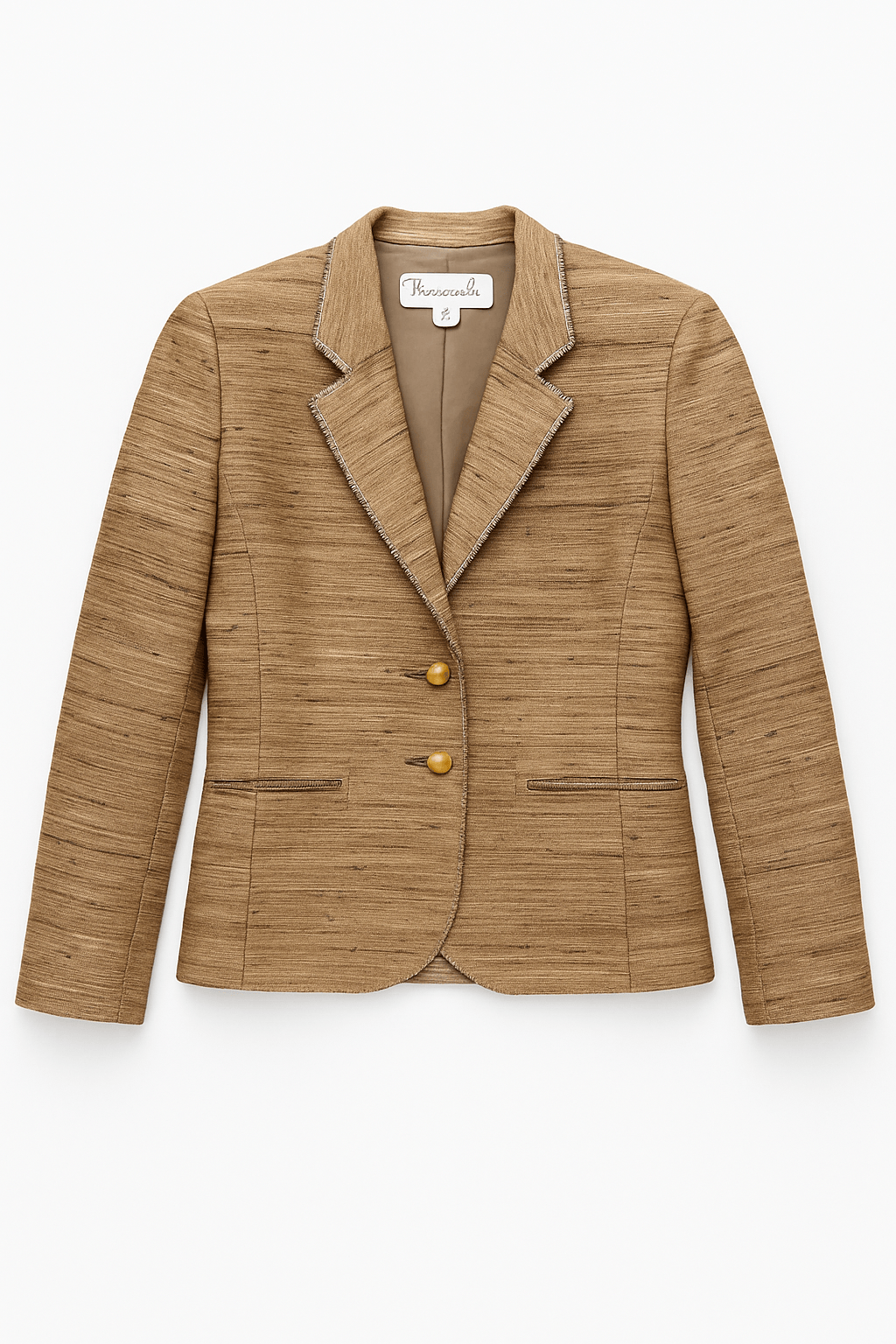 80s Dior Blazer with Gold Buttons - Flat Lay