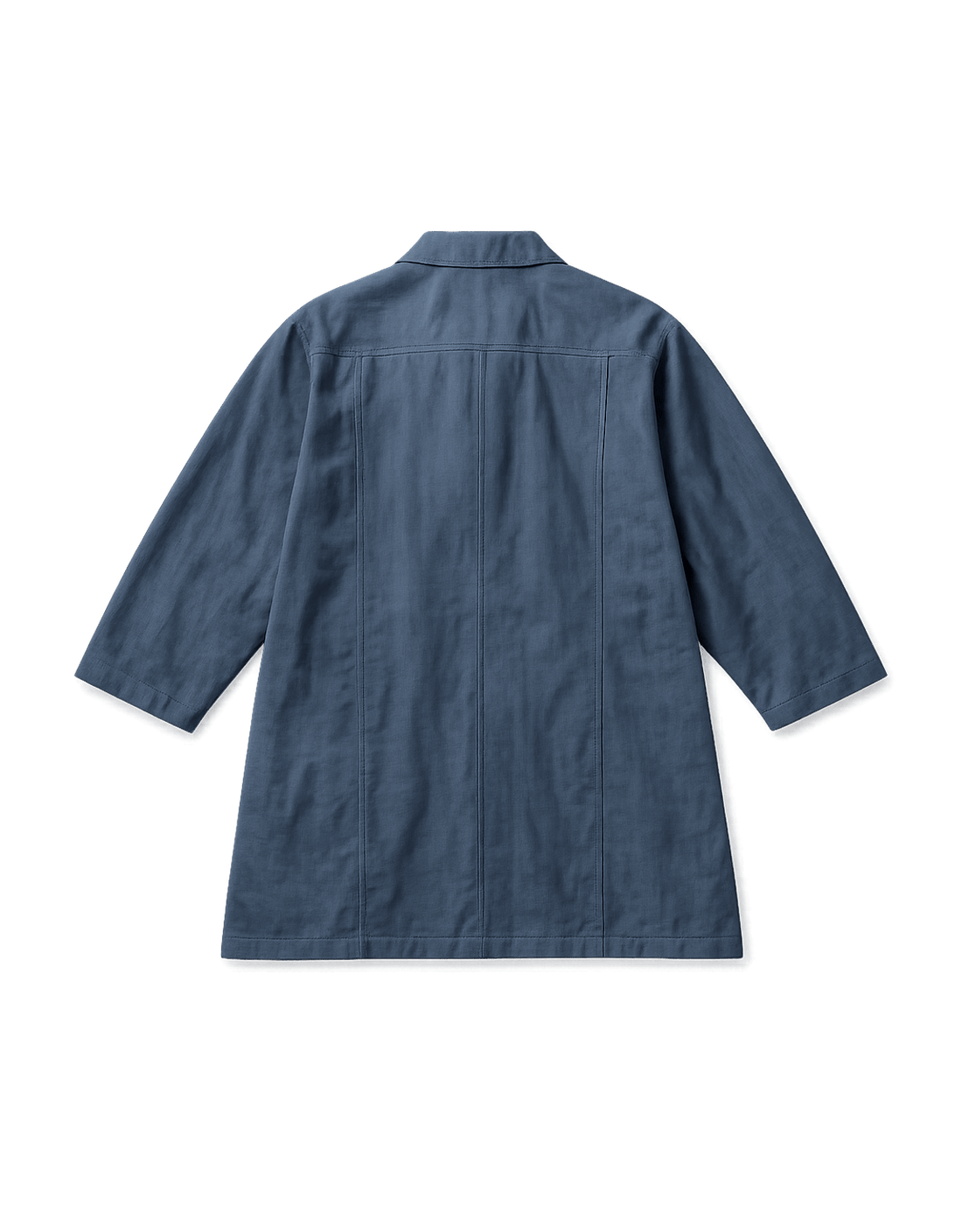 Casual Outerwear Jacket - Minimalist 90s Style - Flat Lay Back