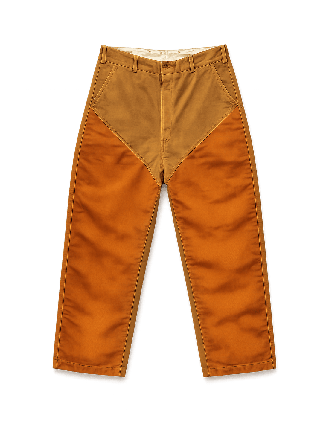 Vintage High-Waisted Pants | 90s Hip-Hop Style - Flat Lay Front
