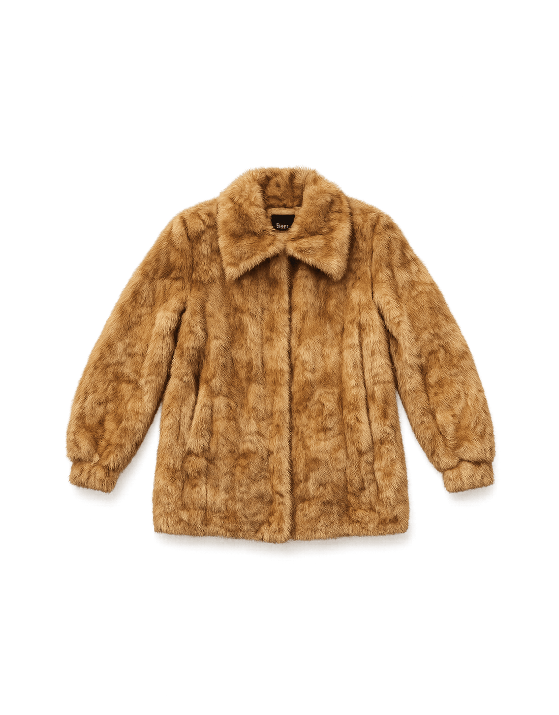 Vintage Faux Fur Jacket - Women's Hollywood - Flat Lay Front