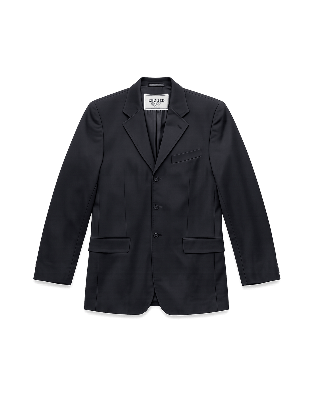 90s YSL Black Blazer - size 44 - Flat Lay Front