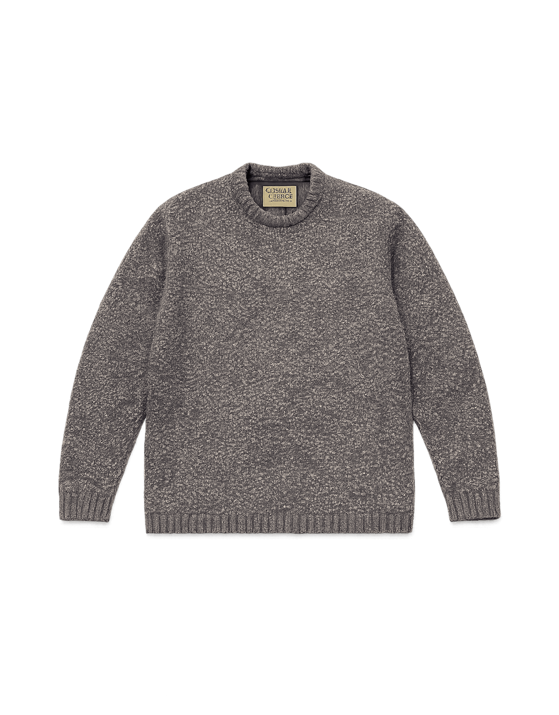 60s Mod Gray Tweed Jacket - Flat Lay Front