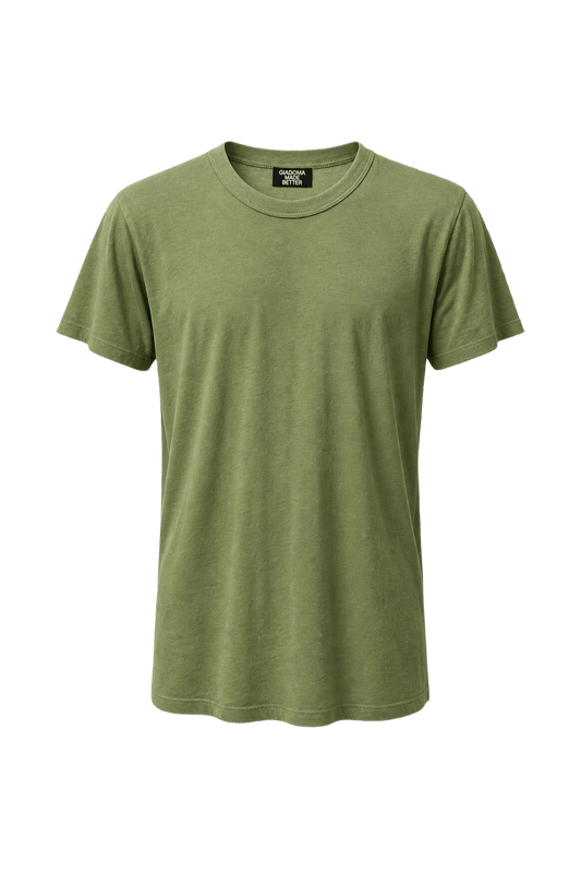 1960s Light Green Cotton T-Shirt - Front View