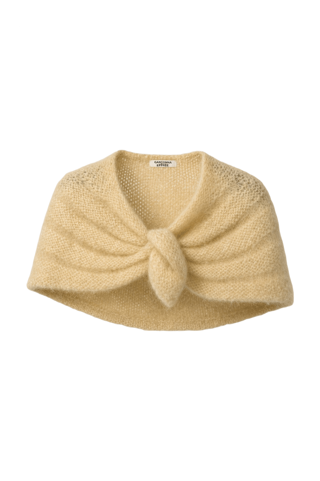 1960s Cream Wool Cape - Front View