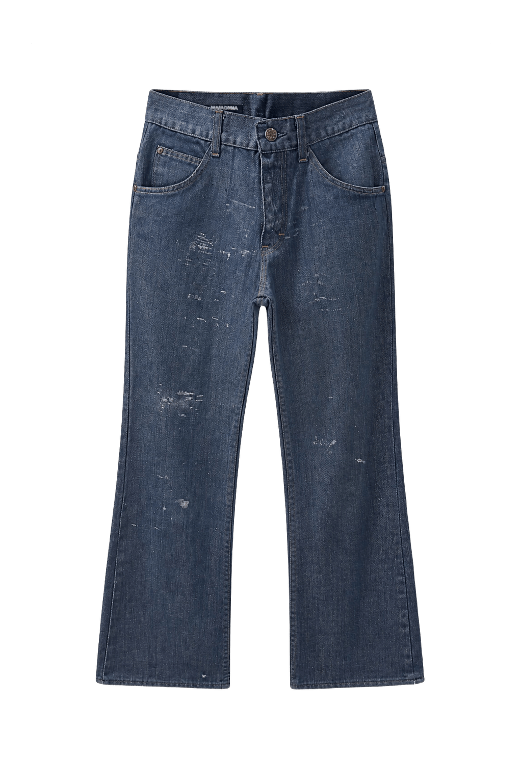 1980s Blue Denim Jeans - Front View