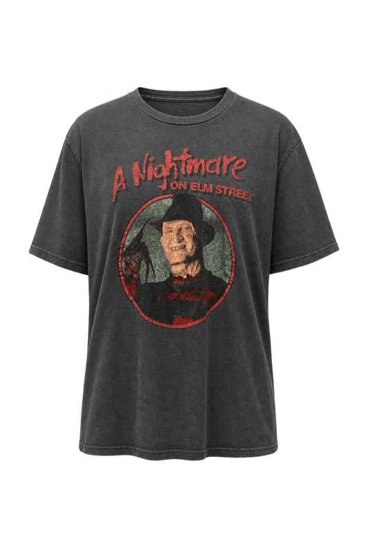 1990s Charcoal Grey Cotton T-shirt - Front View
