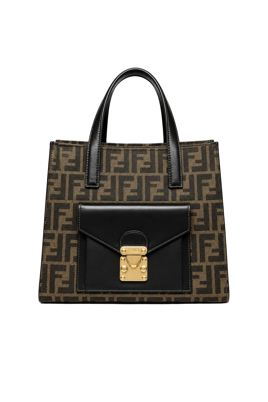 1980s Beige Canvas Bag - Front View