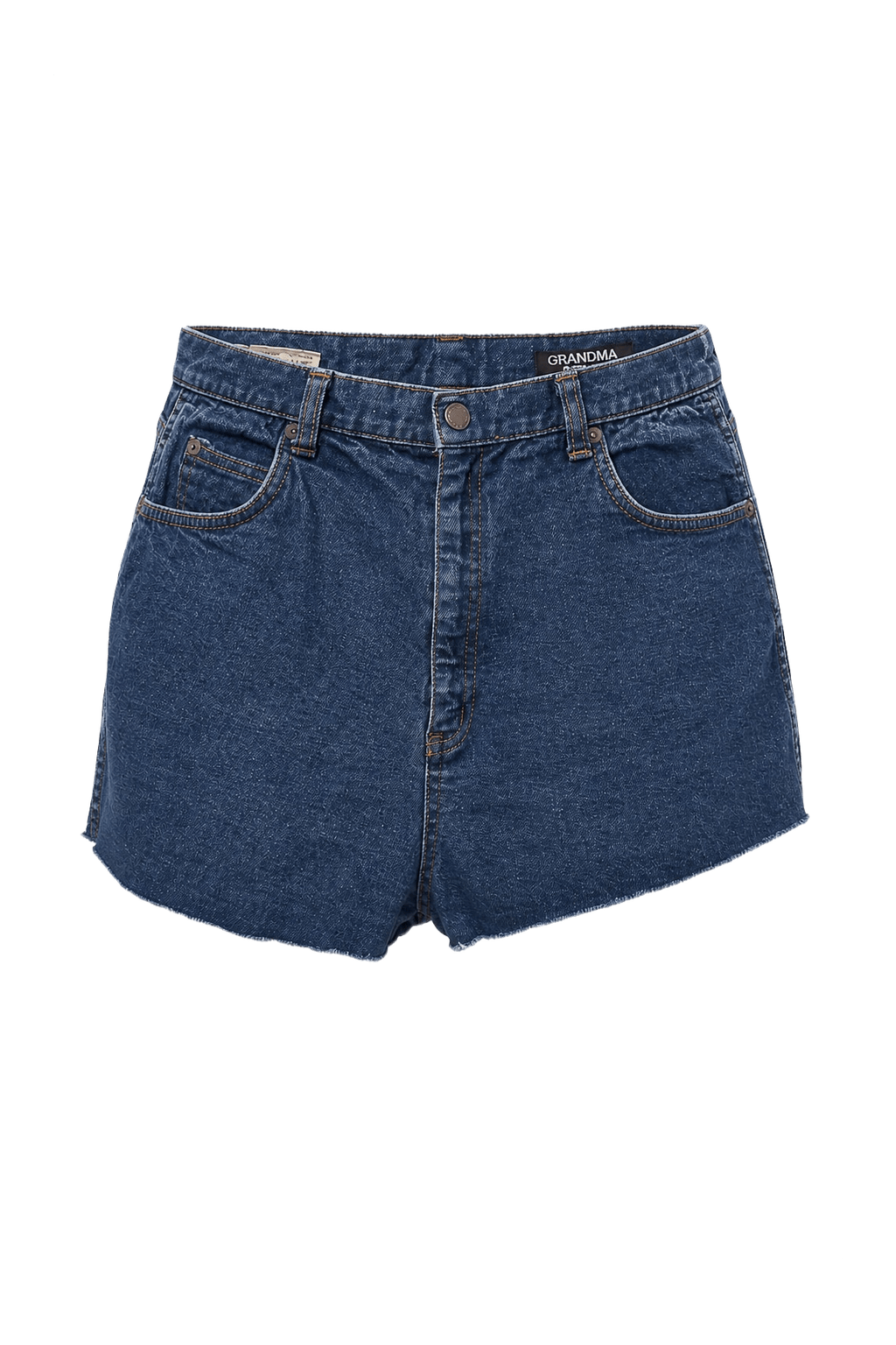 1990s Blue Denim Shorts - Front View