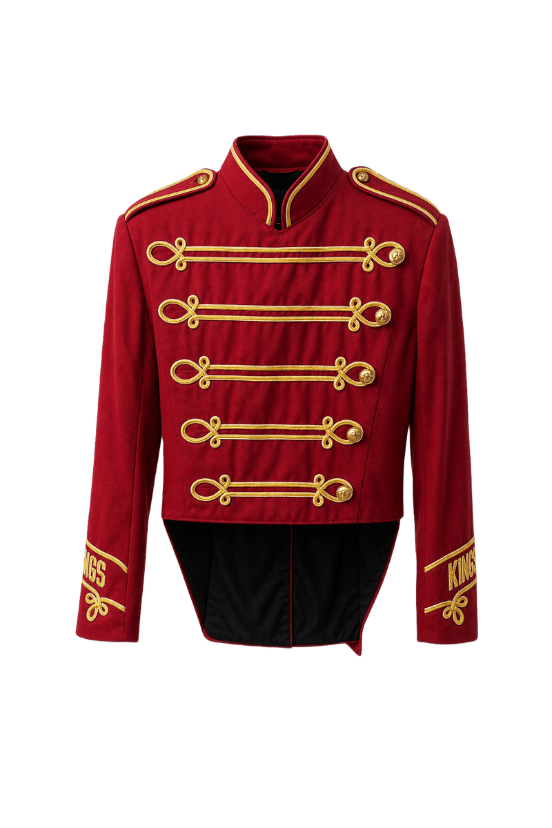 1970s Red Wool Jacket - Front View