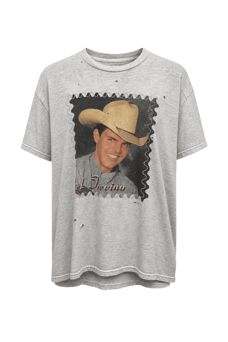 1990s Grey Cotton T-Shirt - Front View