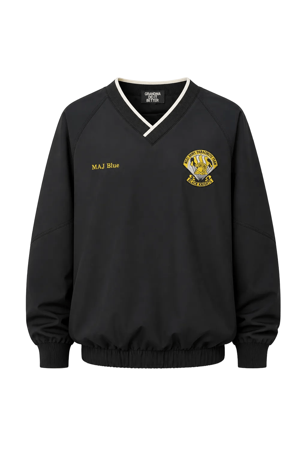 1990s Black Nylon Jacket - Front View