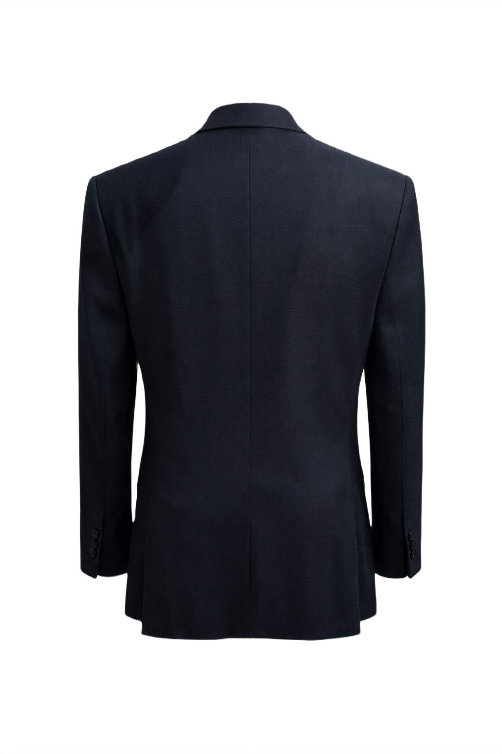 1930s Black Wool Blazer - Back View