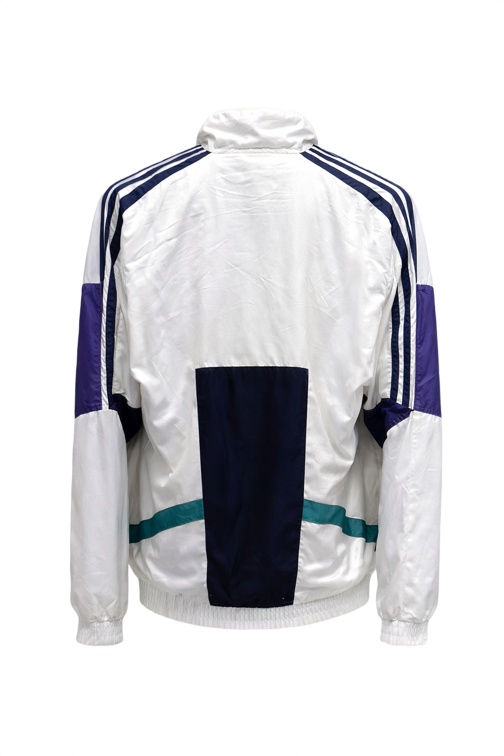 1990s White Synthetic Jacket - Back View