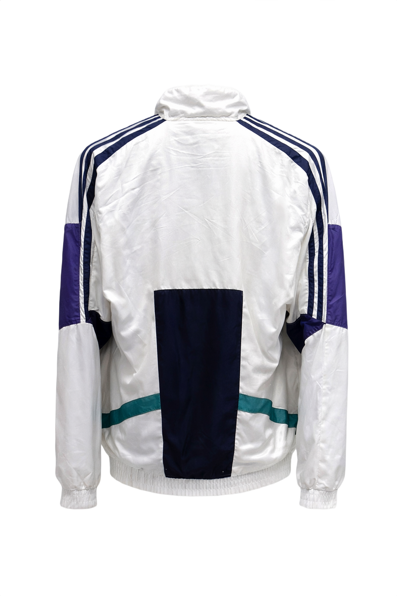 1990s White Synthetic Jacket - Back View