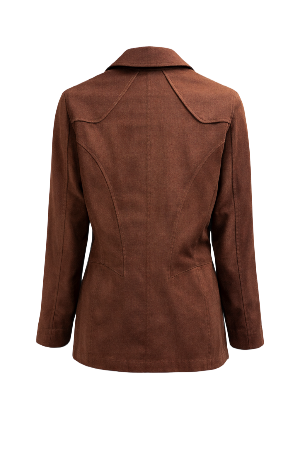 1990s Brown Corduroy Jacket - Back View