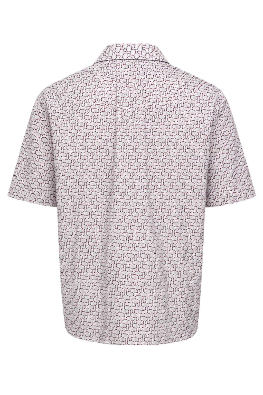 1970s White Polyester Shirt - Back View