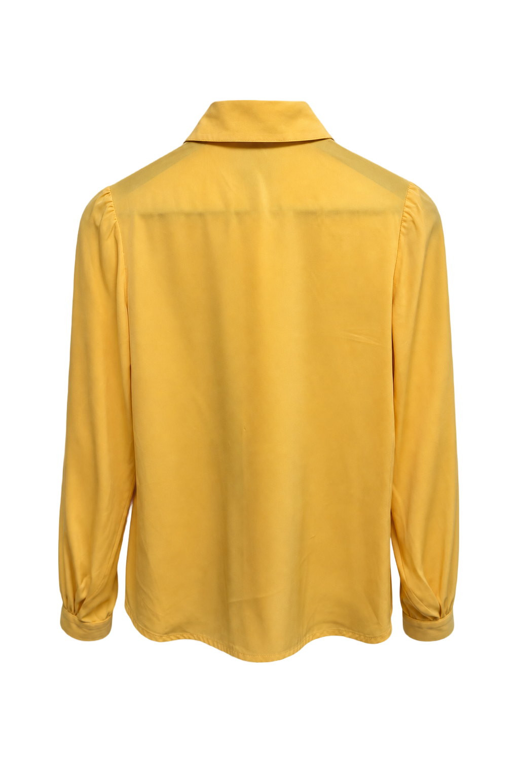 1990s Yellow Blouse - Back View