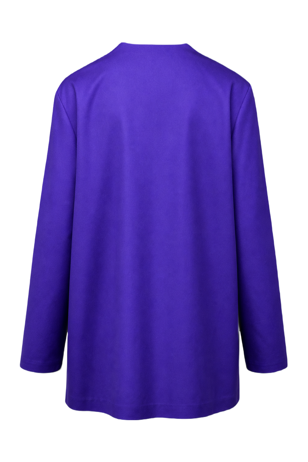1970s Purple Cotton Blend Jacket - Back View