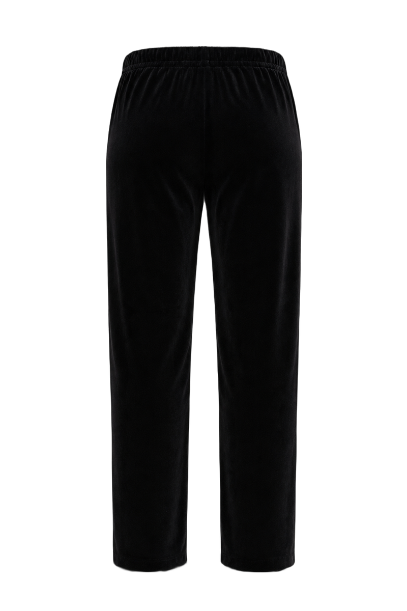 1990s Black Corduroy Pants - Back View