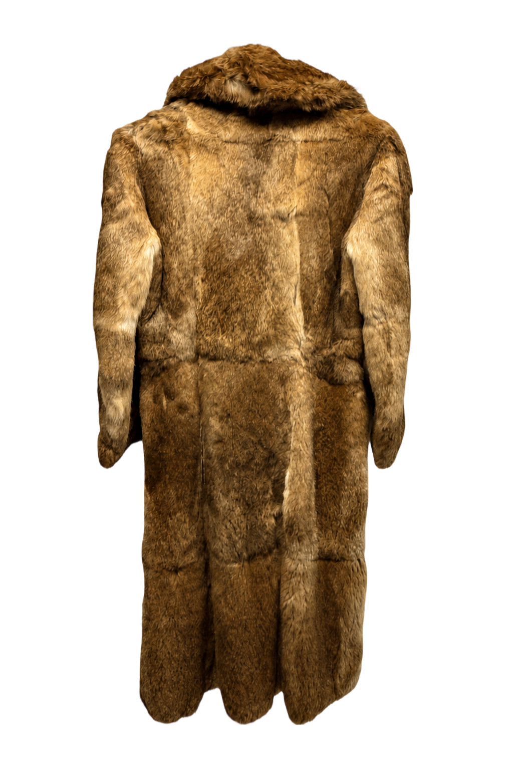 1980s Brown Mink Fur Coat - Back View