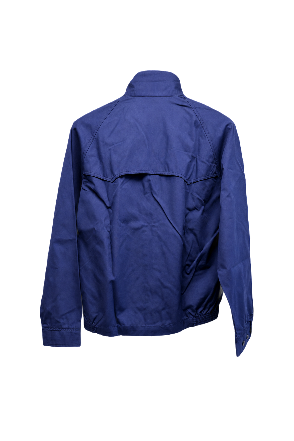 1980s Navy Blue Nylon Jacket - Back View