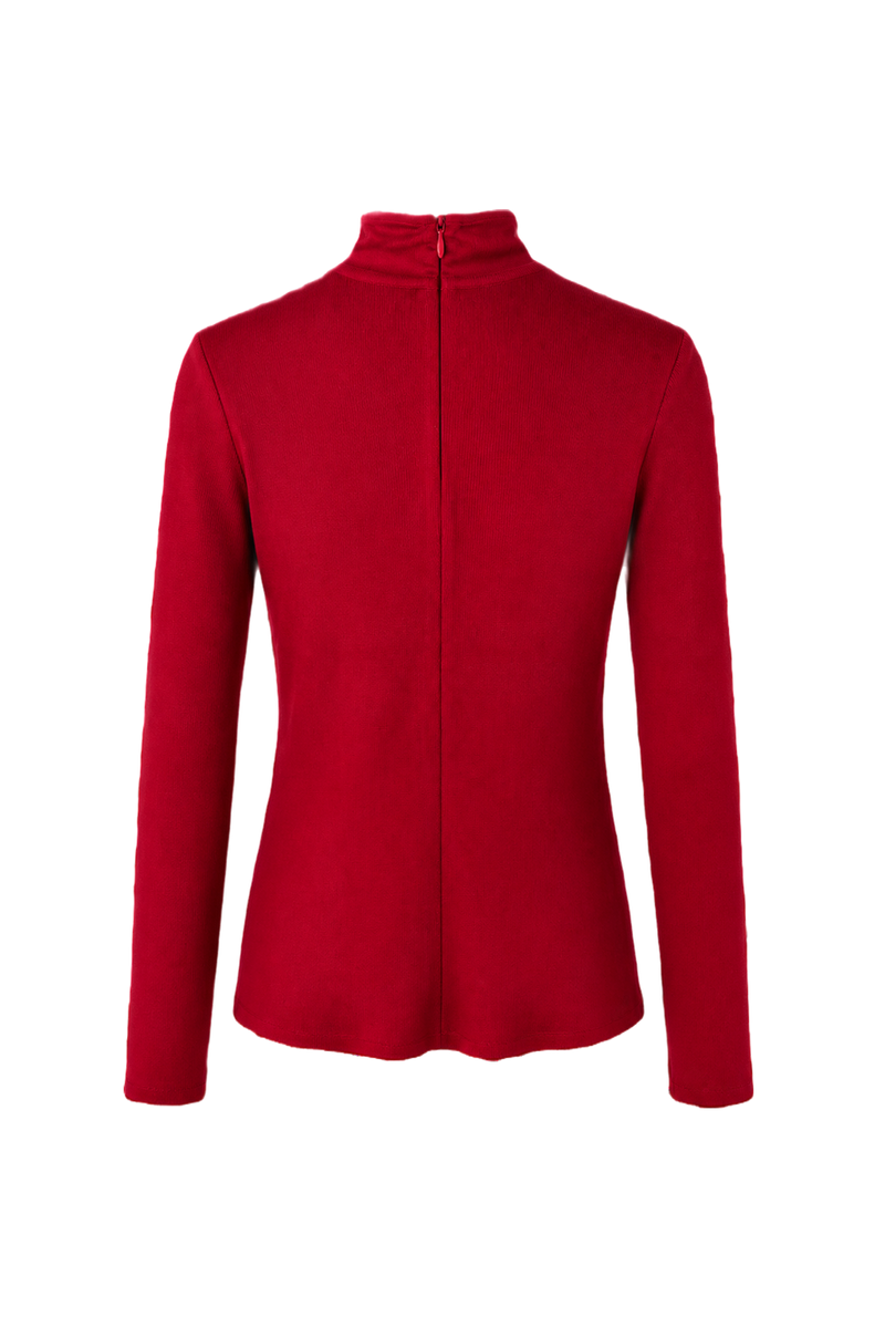 1990s Red Knit Sweater - Back View