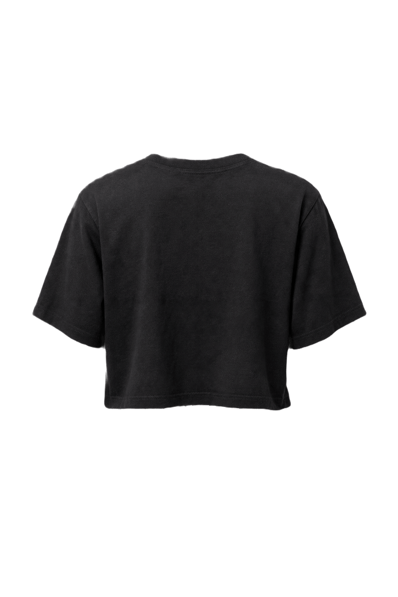 1980s Black Linen Blend Blouse - Back View