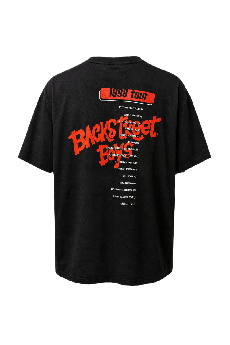 1990s Black Cotton T-Shirt - Back View