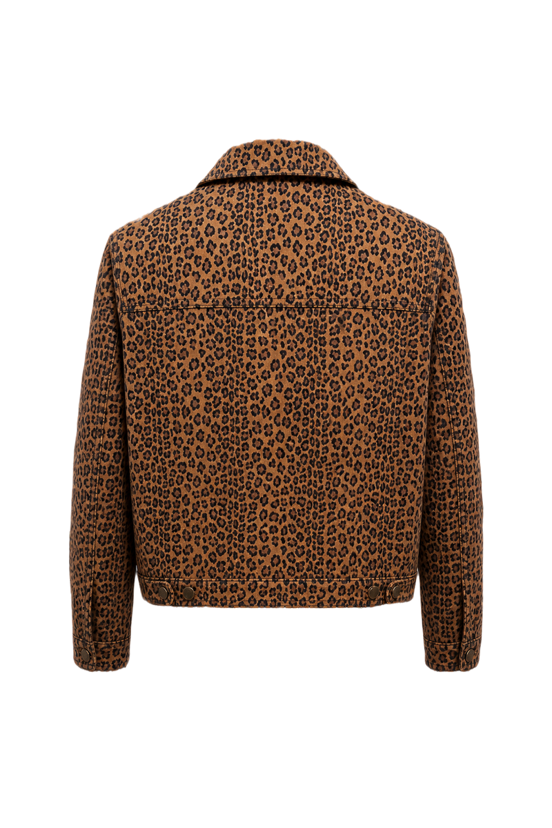 1990s Brown Cotton Jacket - Back View