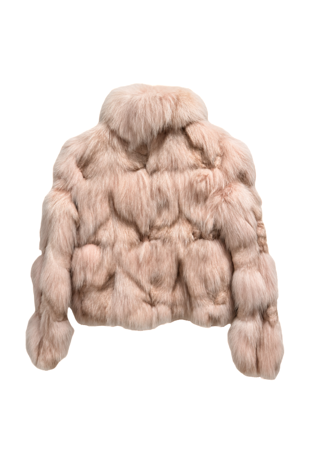 1990s Pink Fur Coat - Back View