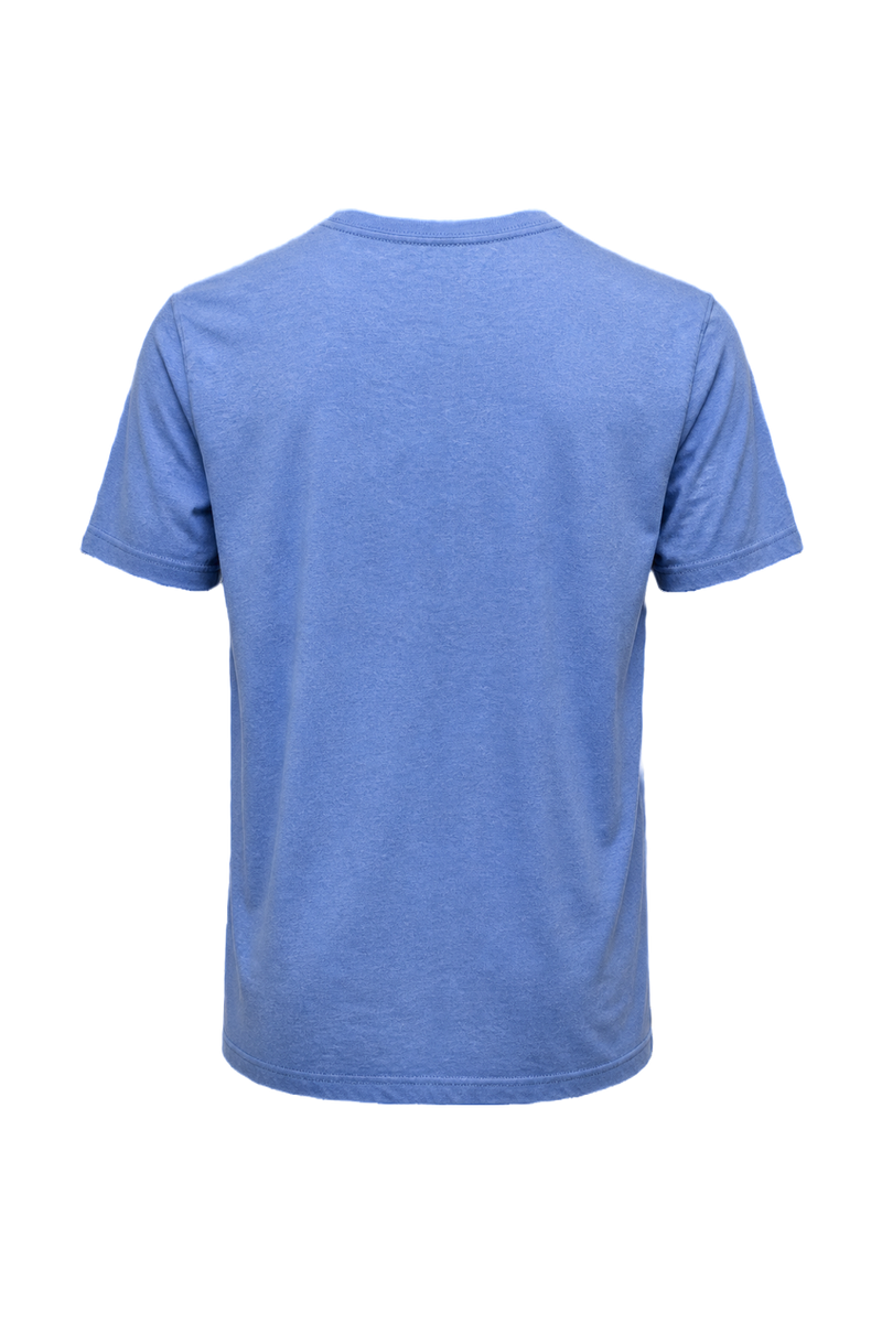 1990s Blue Cotton T-Shirt - Back View
