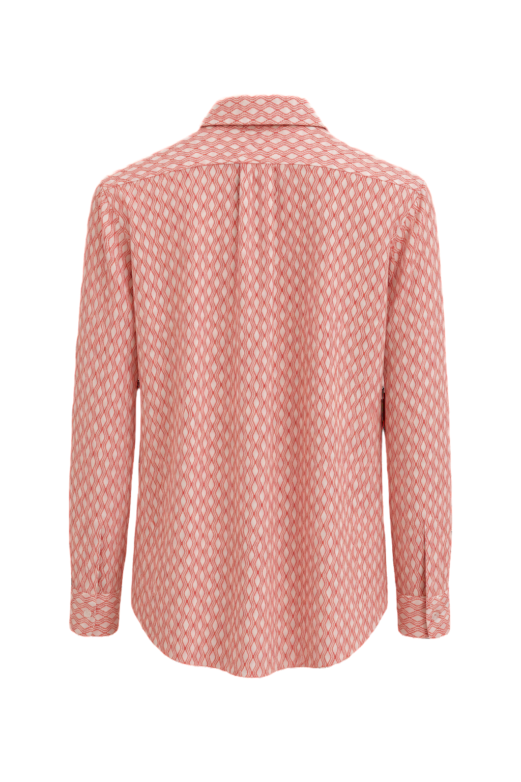 1970s Red Cotton Shirt - Back View