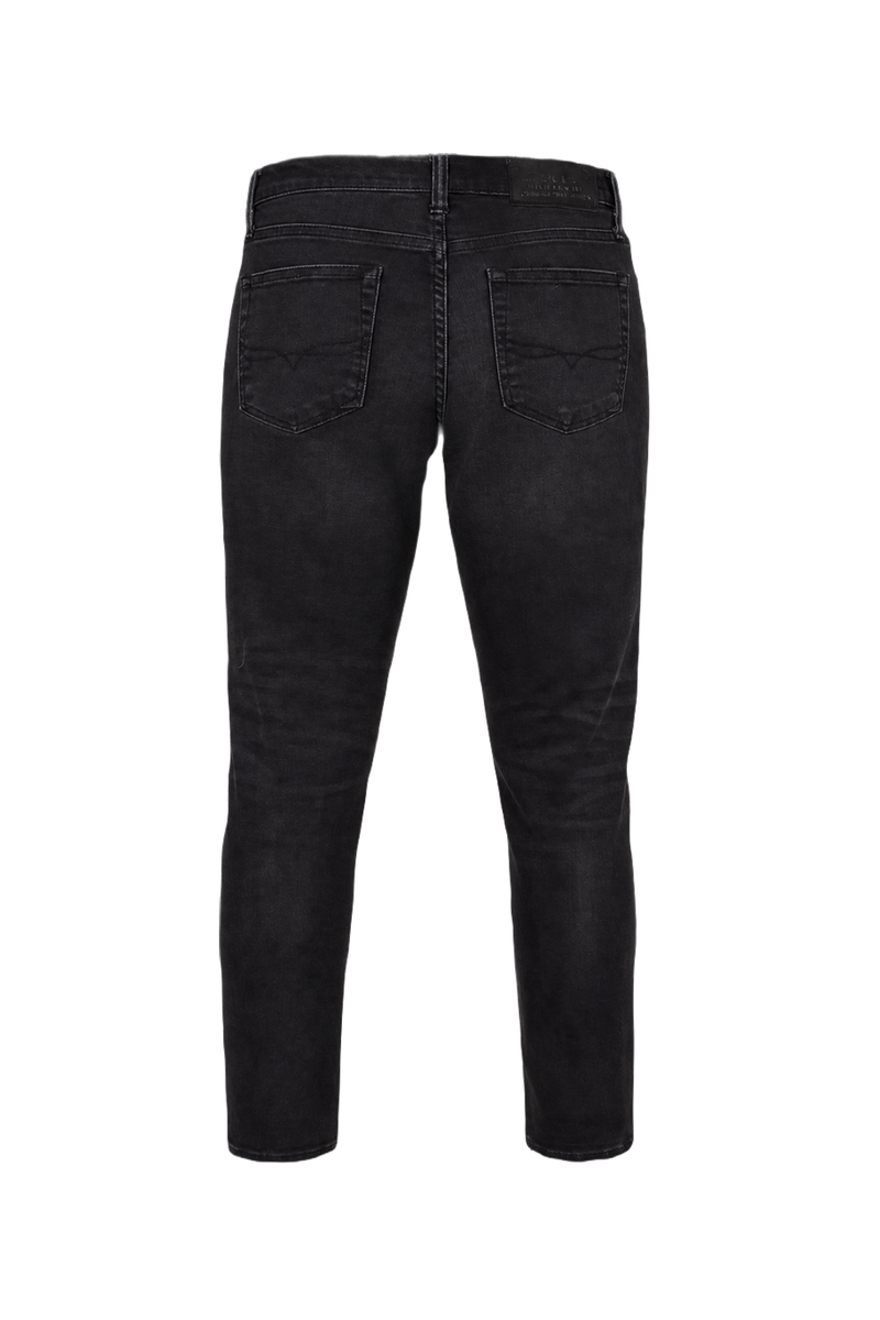 1990s Black Denim Jeans - Back View