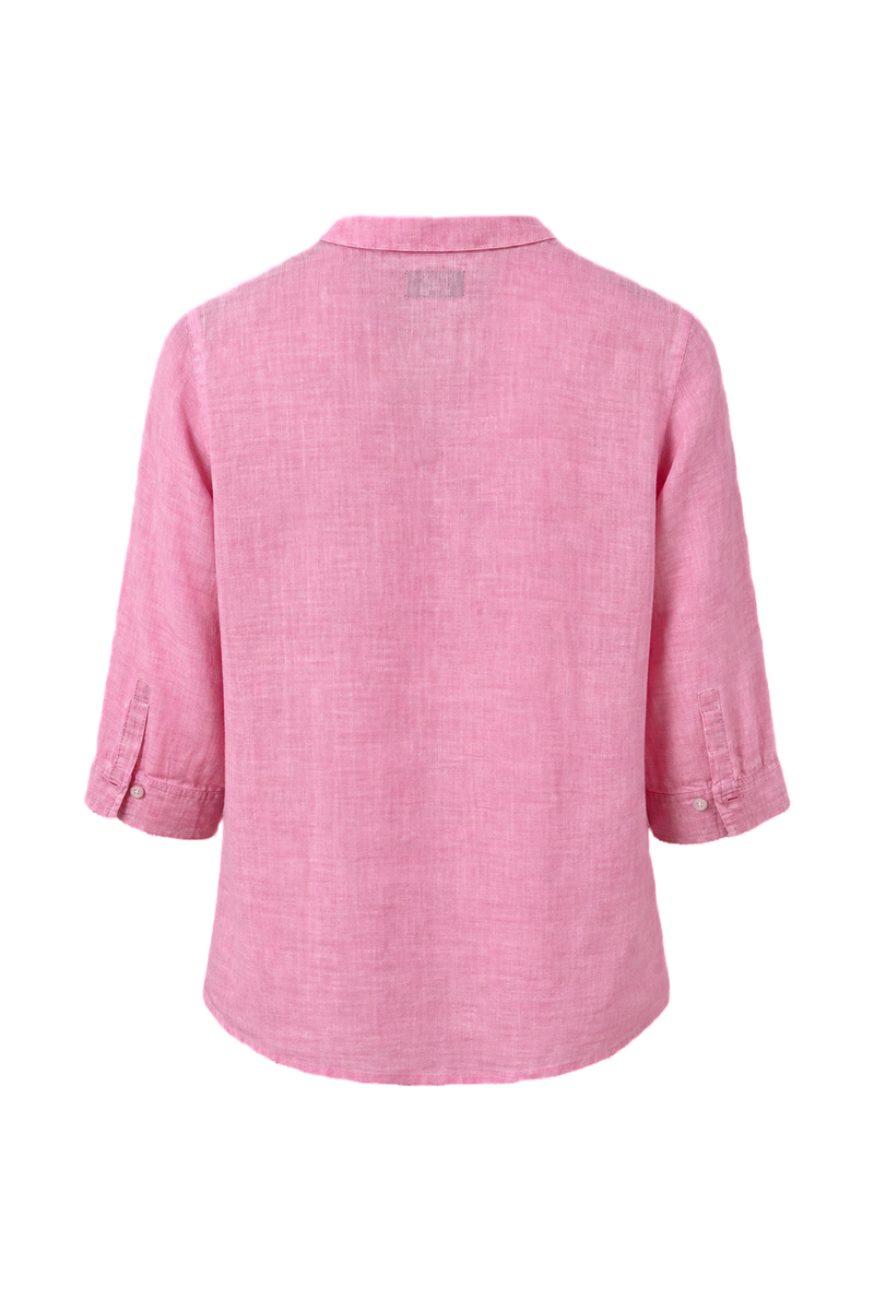 1990s Pink Cotton Shirt - Back View