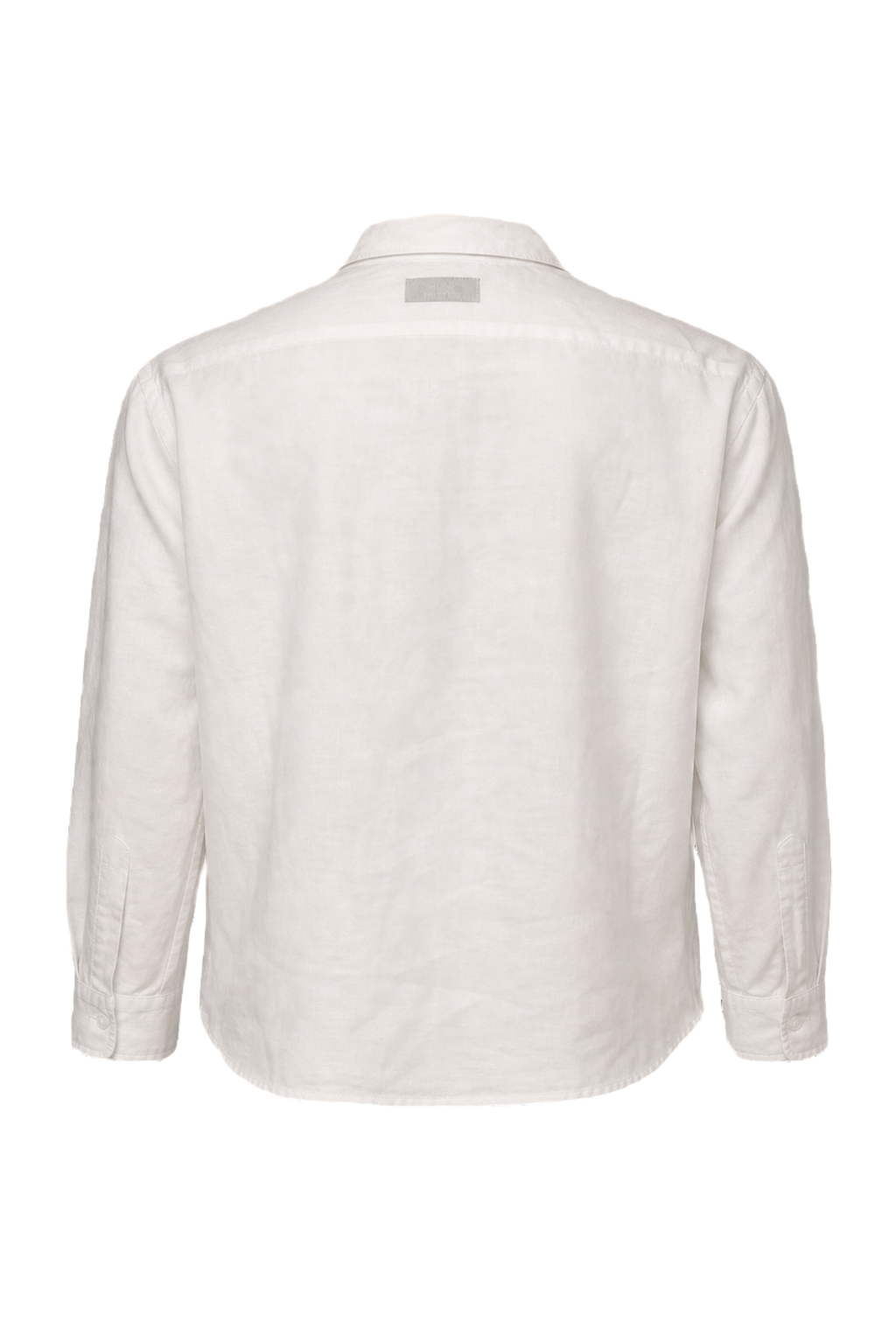 1990s White Cotton Shirt - Back View