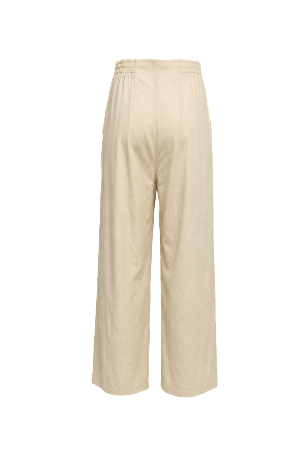 1990s Cream Wool Trousers - Back View