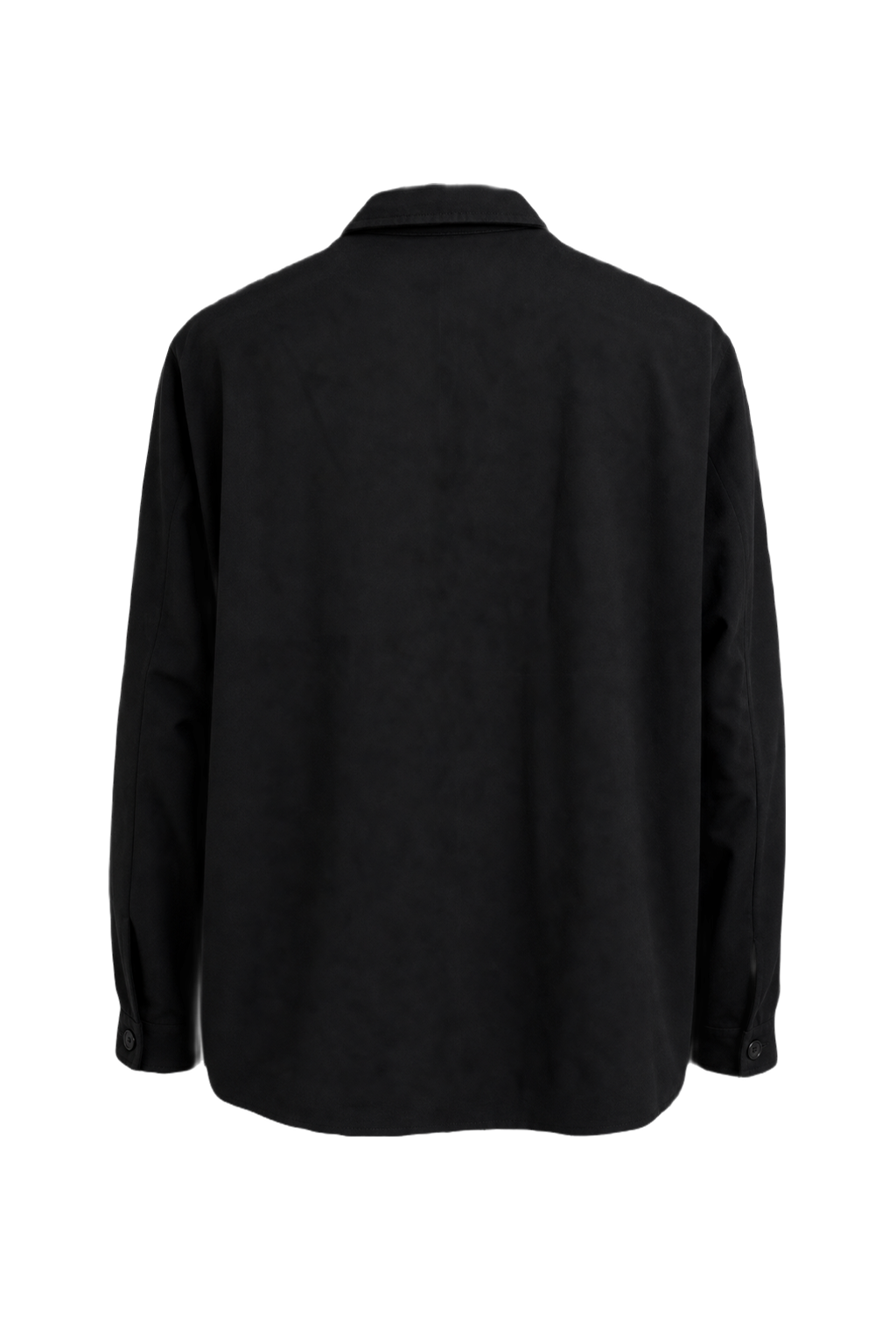 1990s Black Polyester Jacket - Back View