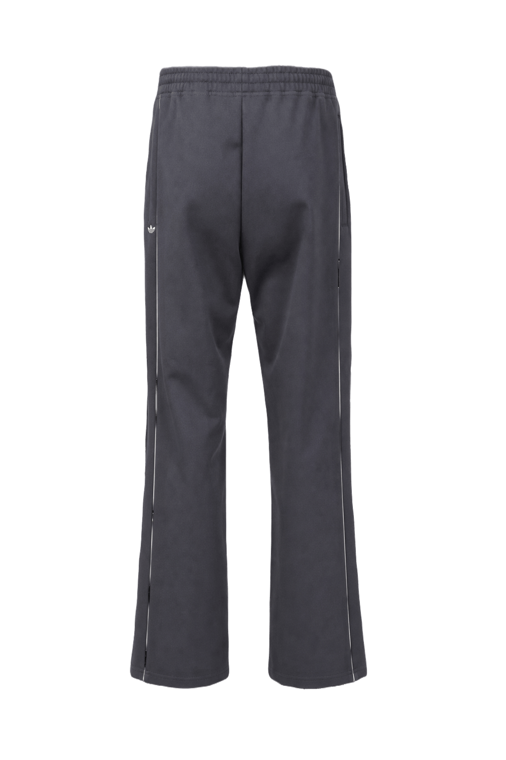 1980s Dark Grey Polyester Blend Pants - Back View