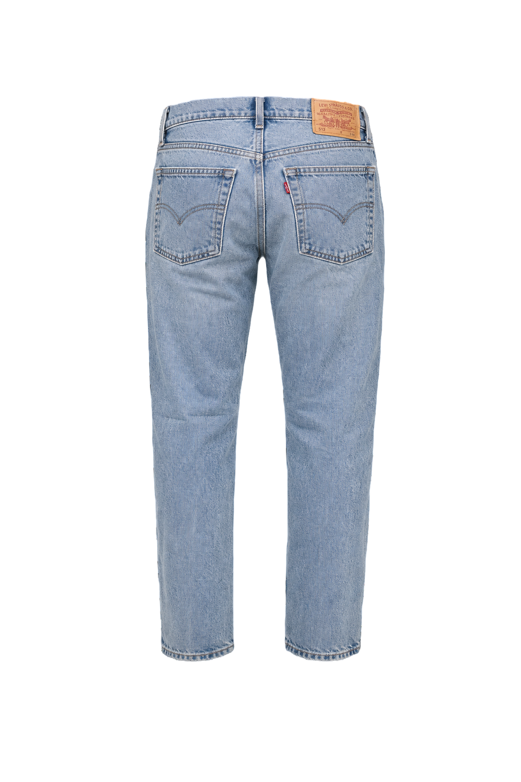1980s Light Blue Denim Jeans - Back View